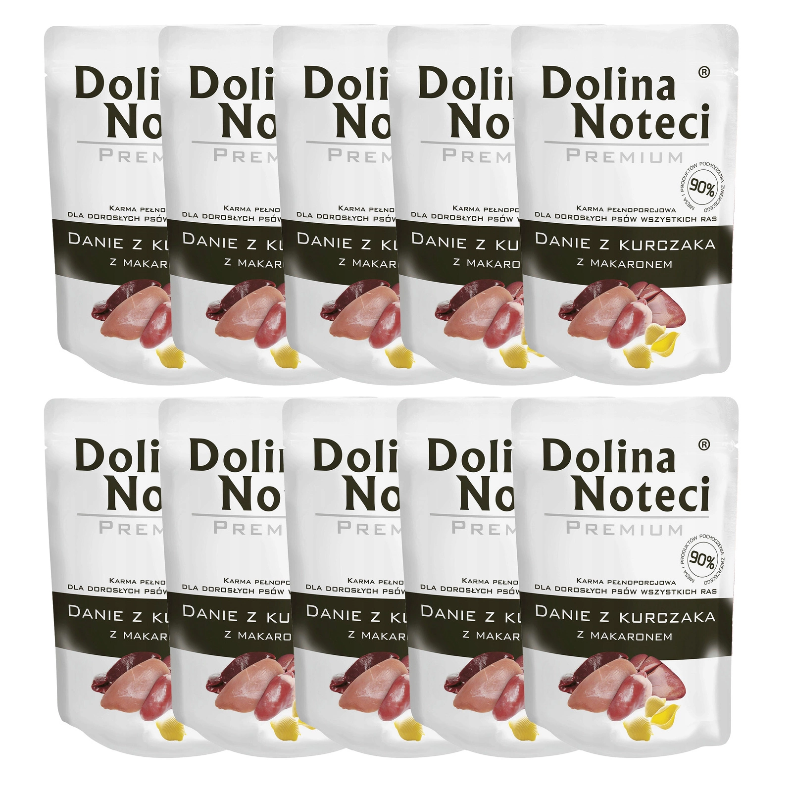 Dolina Noteci Premium kurczak adult 300 g × 10