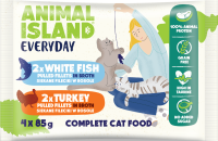 Animal Island Everyday mix smaków w bulionie 85 g × 4