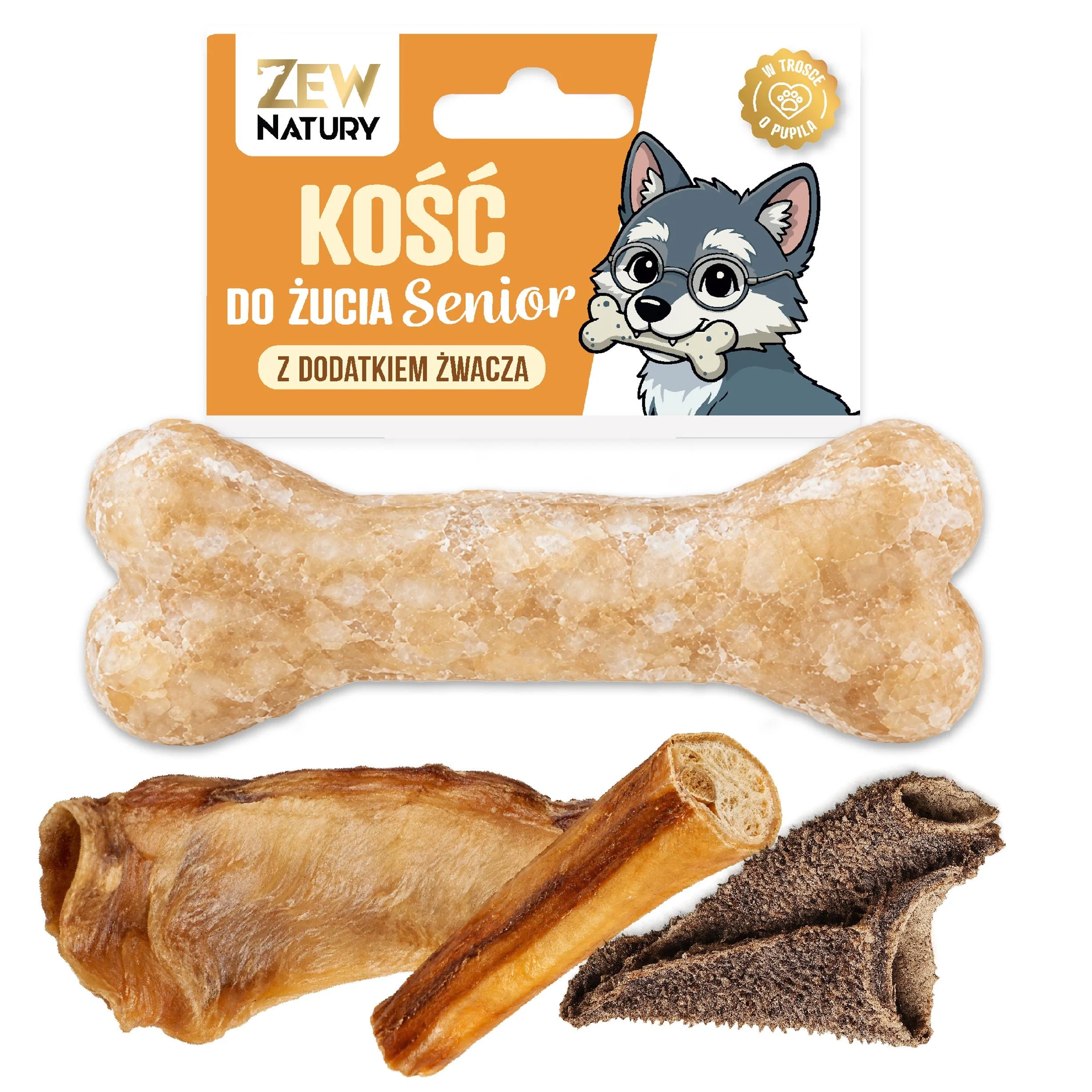 Zew Natury wołowina, żwacz senior 55 g