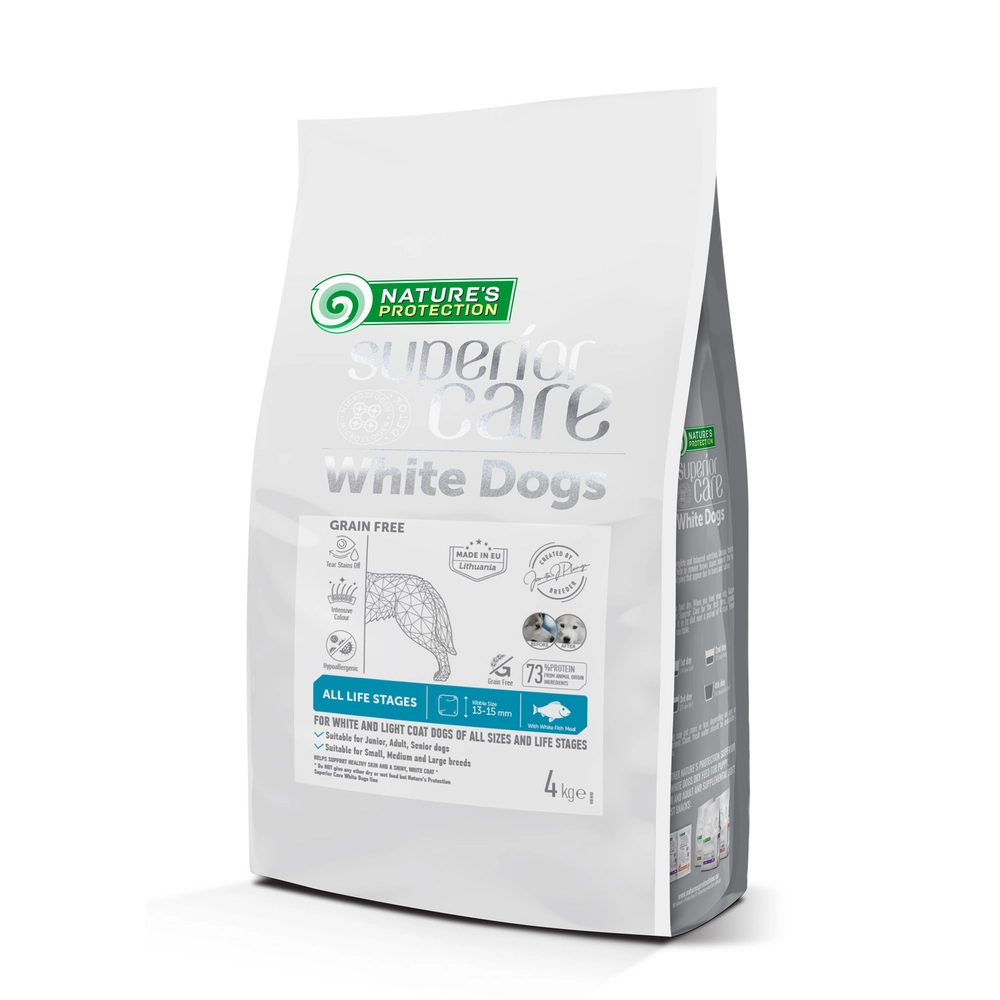 Nature's Protection Superior Care biała ryba 4 kg