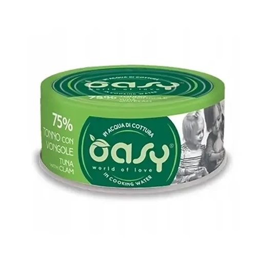 Oasy More Love tuńczyk, małże kawałki adult 70 g