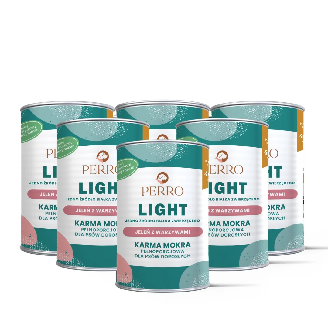 Perro Light jeleń adult 400 g × 6