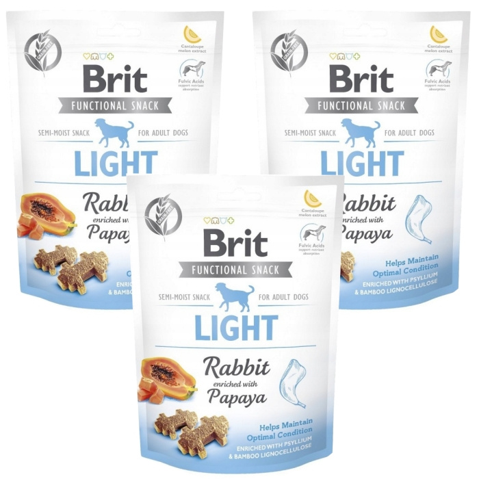 Brit Functional Snack królik adult 150 g × 3