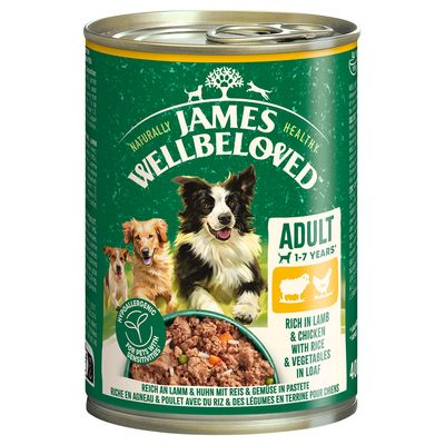 James Wellbeloved jagnięcina, kurczak adult 400 g × 6