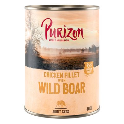 Purizon Original dziczyzna, kurczak w bulionie adult 400 g × 12