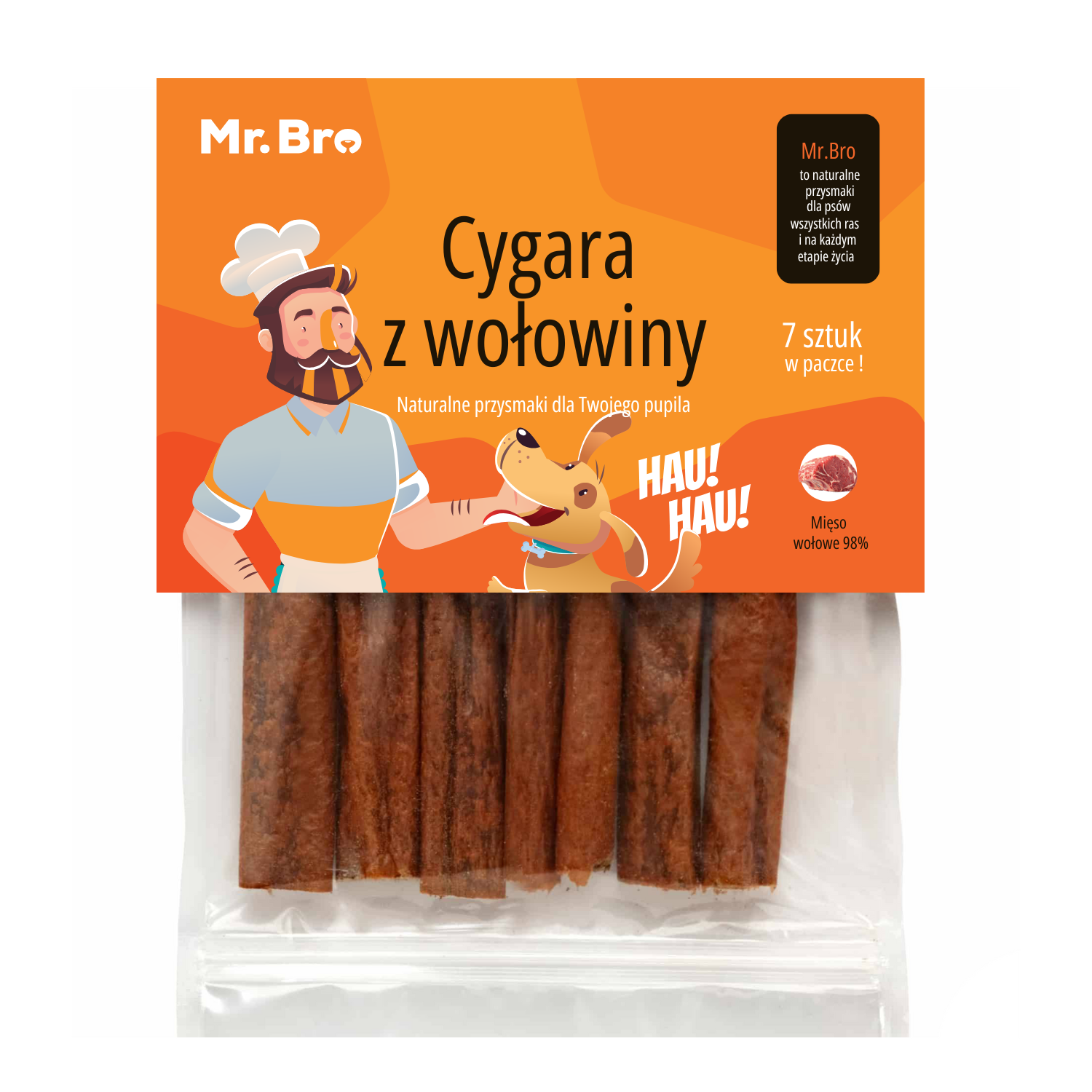 Mr. Bro wołowina 25 g × 7