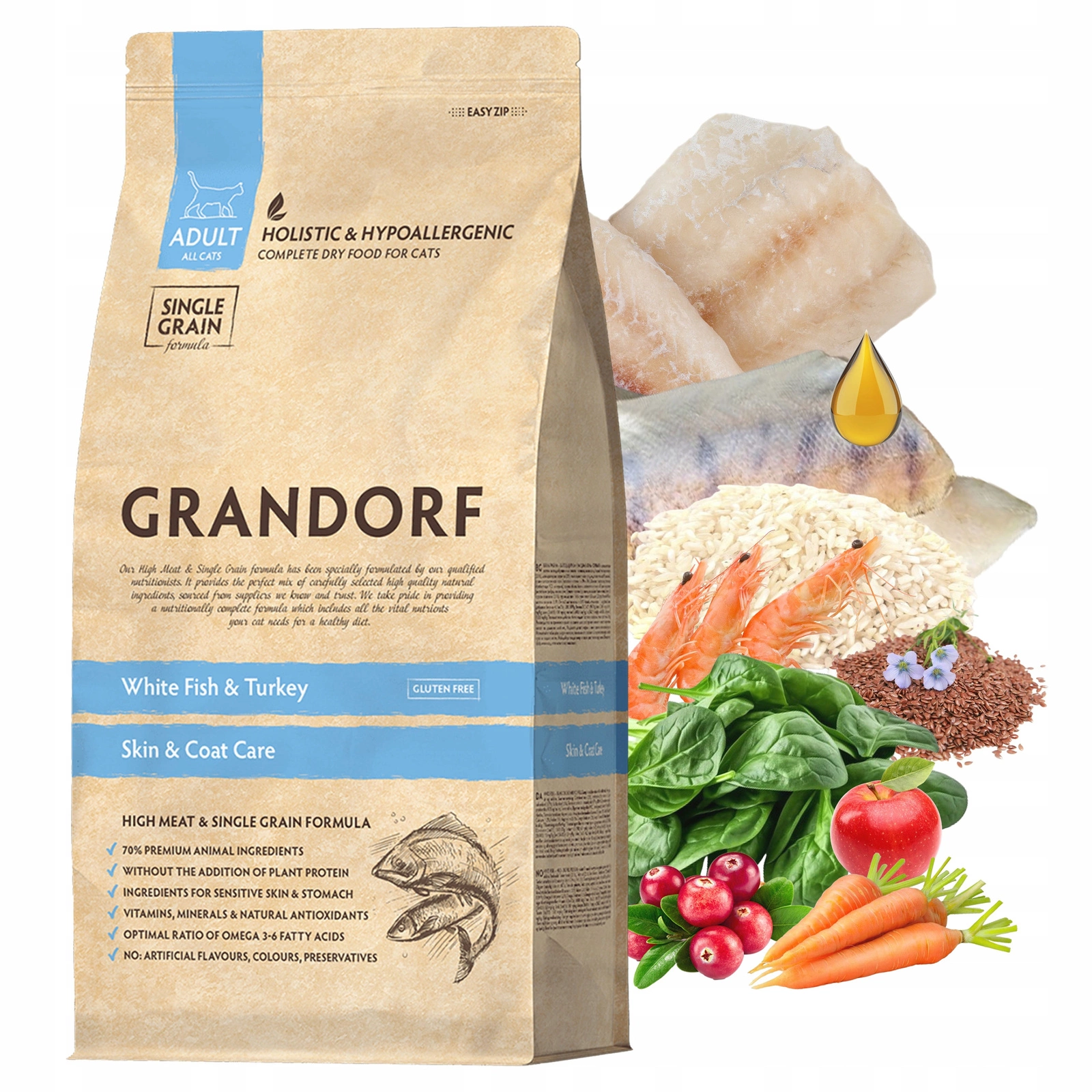 Grandorf Skin & Care dorsz adult 2 kg