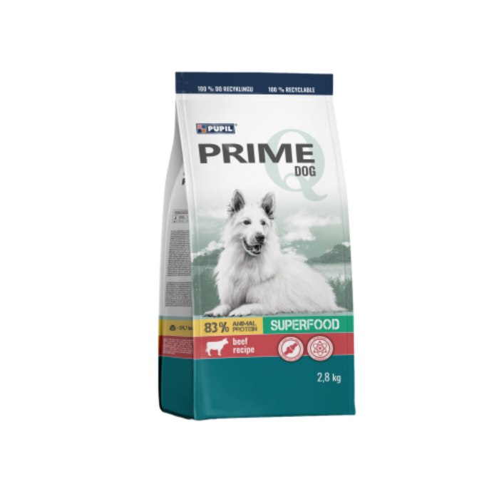 Pupil Prime wołowina z warzywami adult 2,8 kg