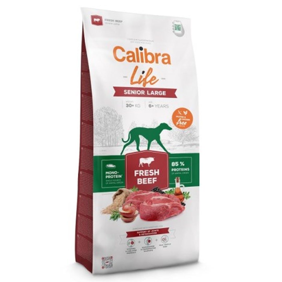 Calibra Dog Life wołowina senior duże rasy 2,5 kg