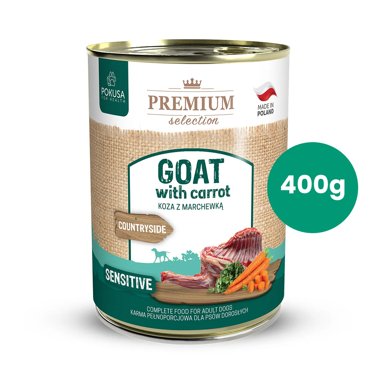 Pokusa Premium Selection kozina adult 400 g