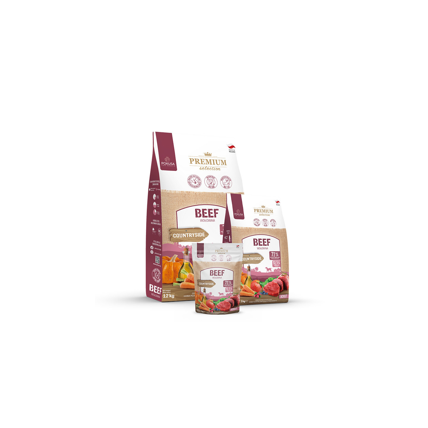 Premium Selection wołowina adult 70 g