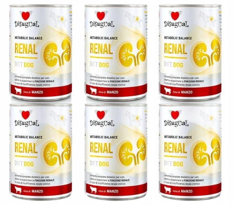 Disugual Wet Renal wołowina 400 g × 6