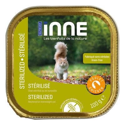 Nutrivet Inne Sterilised kurczak adult 100 g × 16