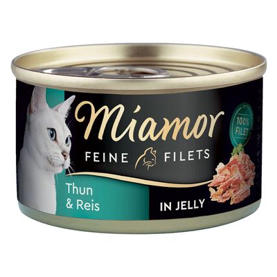 Miamor Feine Filets Sensitive tuńczyk z ryżem w galaretce adult 100 g × 6