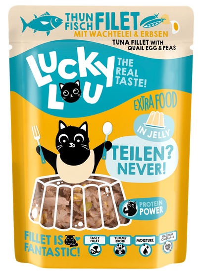 Lucky Lou Extrafood tuńczyk, jajko w galaretce 70 g