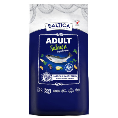 Baltica Excellent łosoś adult duże rasy 12 kg