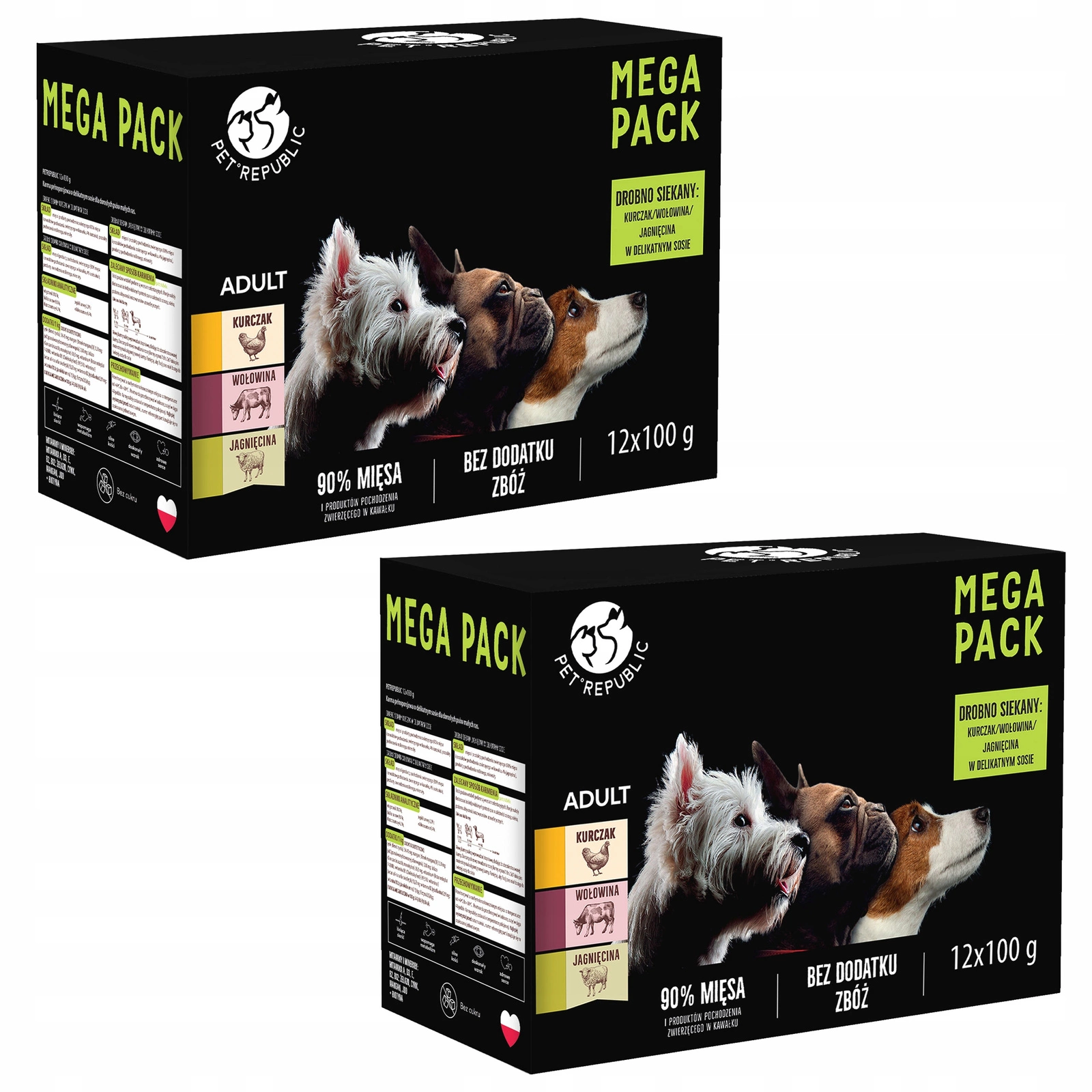 Pet Republic mix smaków adult 100 g × 24