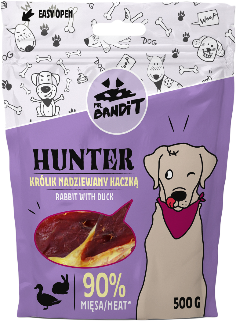 Mr. Bandit Hunter królik, kaczka 500 g