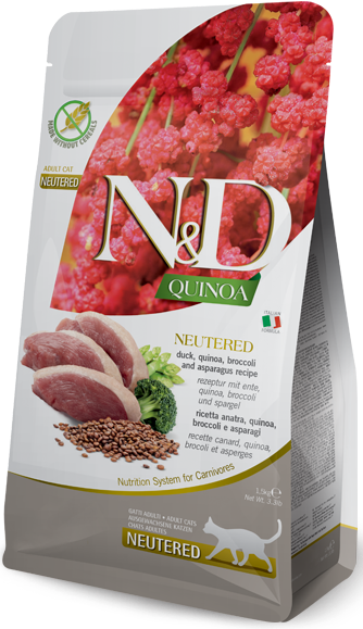 Farmina N&D Quinoa Sterilised kaczka z quinoa adult 1,5 kg