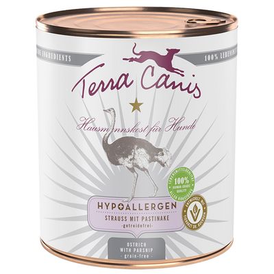 Terra Canis Hypoallergen struś adult 800 g × 6