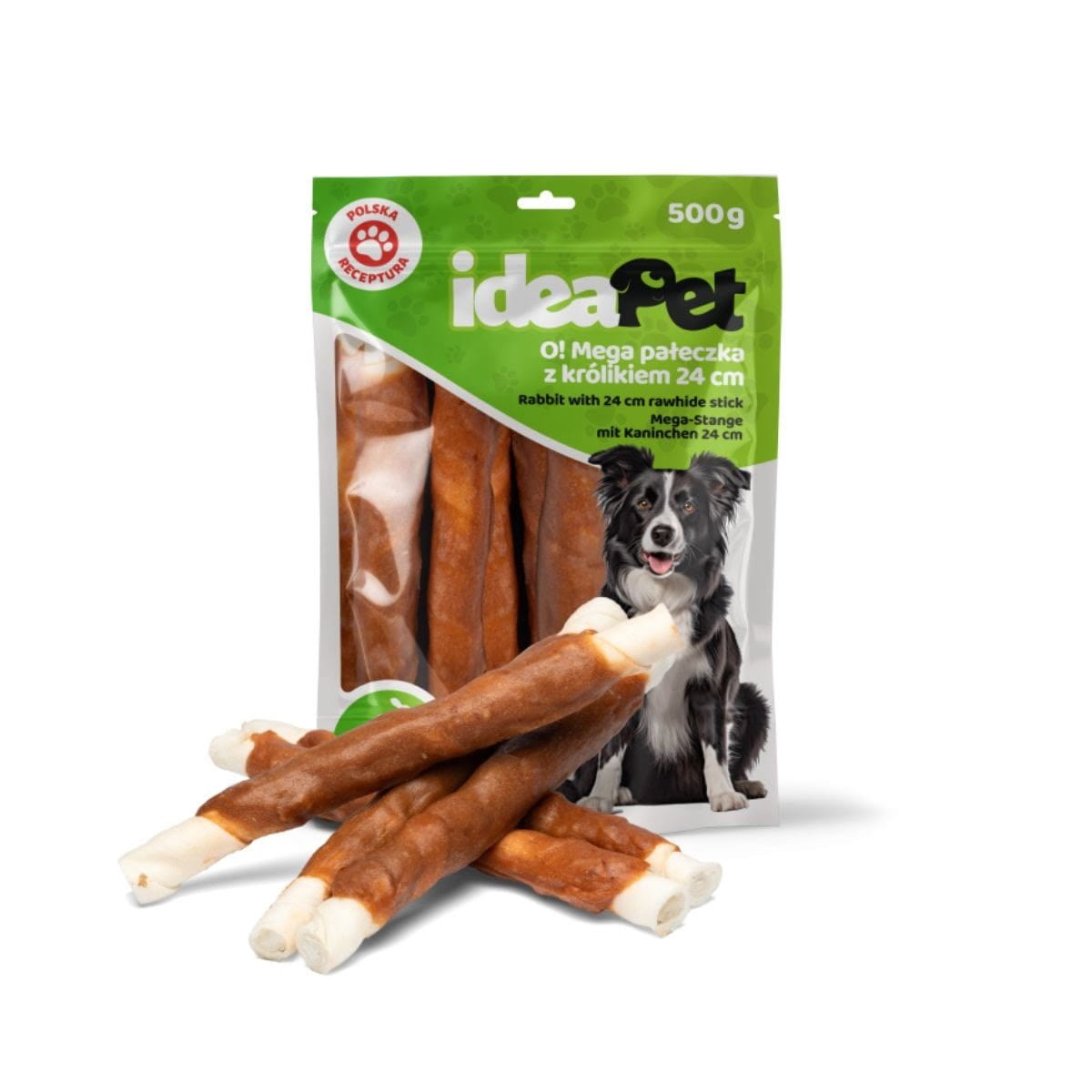 IdeaPet Mega pałeczka królik 500 g