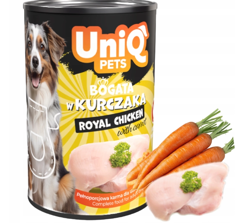 Uniq Pets kurczak adult 375 g