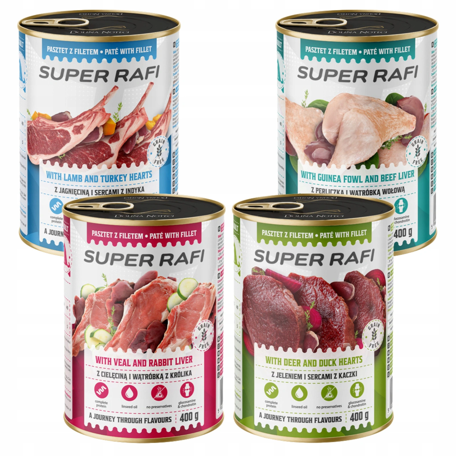 Rafi Super Rafi adult 400 g × 4