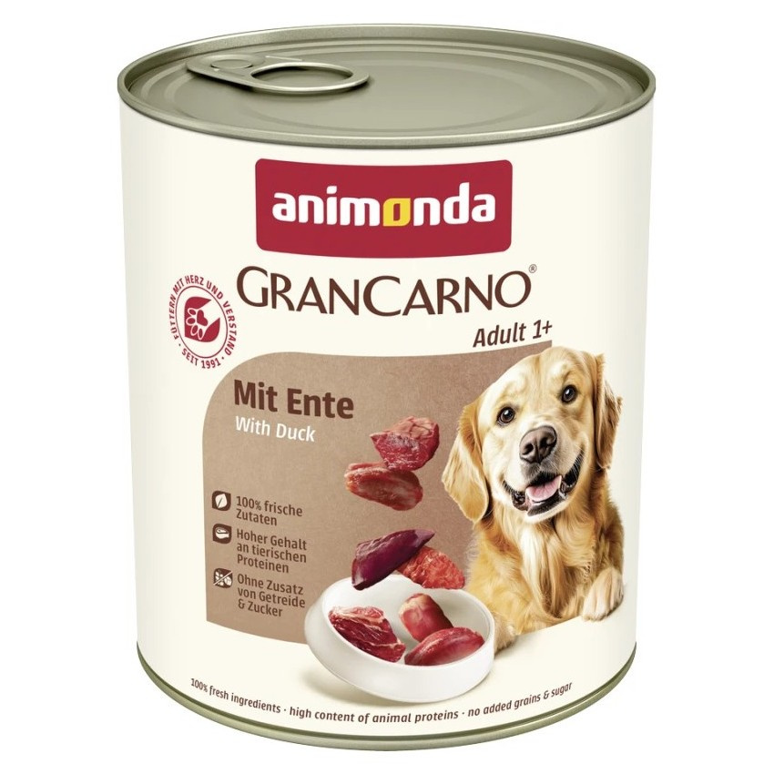 Animonda GranCarno kaczka, wieprzowina adult 800 g