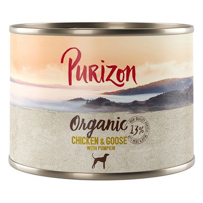 Purizon Organic gęś, kurczak 200 g × 24