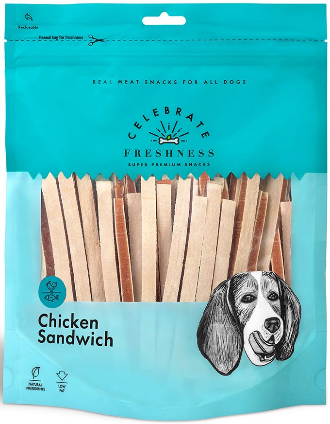Perfect Pet Celebrate Freshness kanapki z kurczakiem 360 g