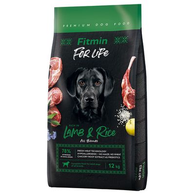 Fitmin For Life jagnięcina z ryżem adult 12 kg × 2
