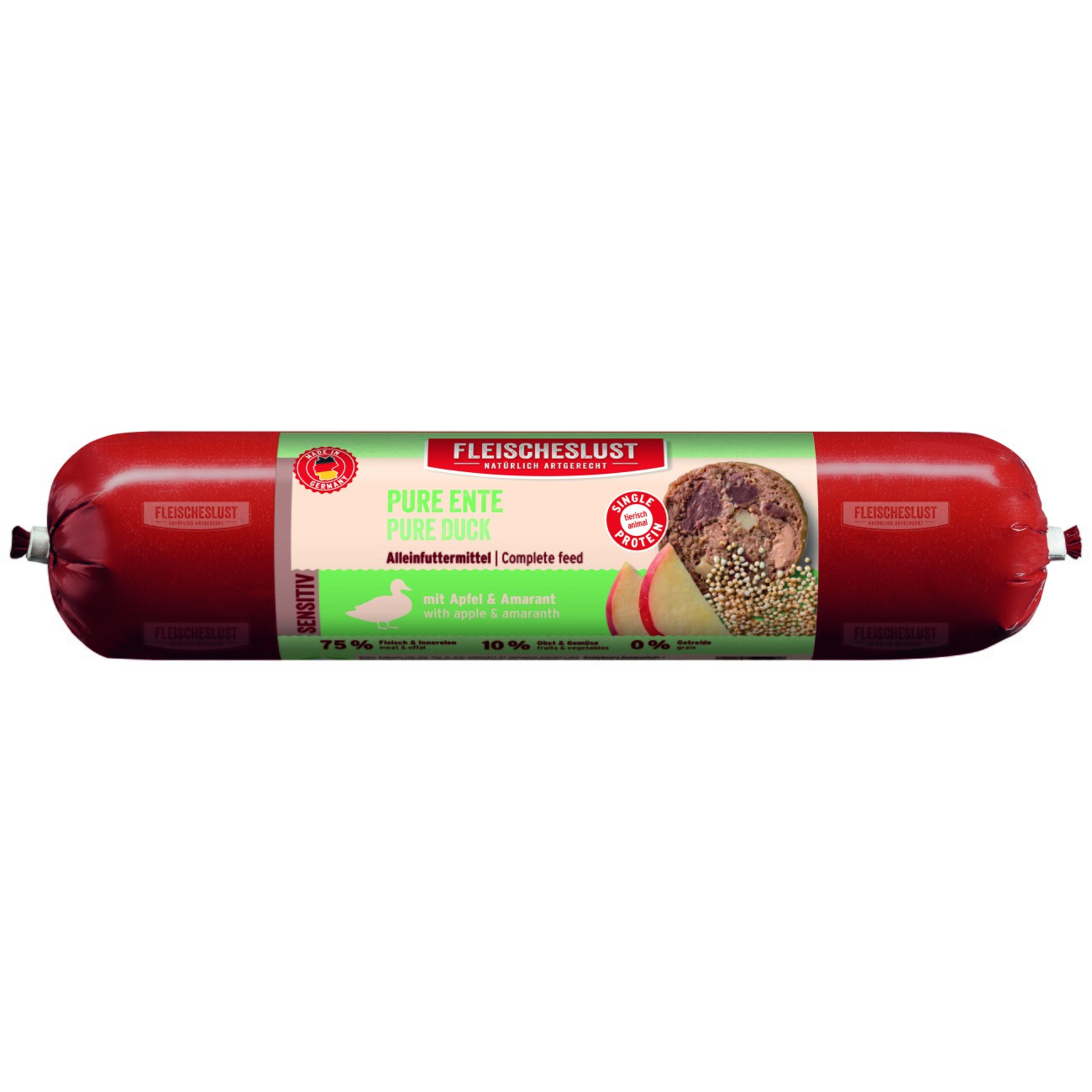 Fleischeslust Sensitiv kaczka adult 800 g × 12