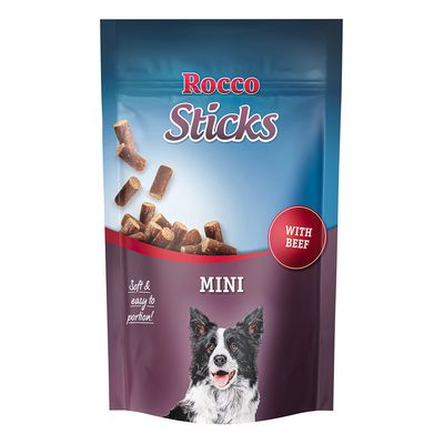 Rocco Sticks Mini wołowina małe rasy 100 g