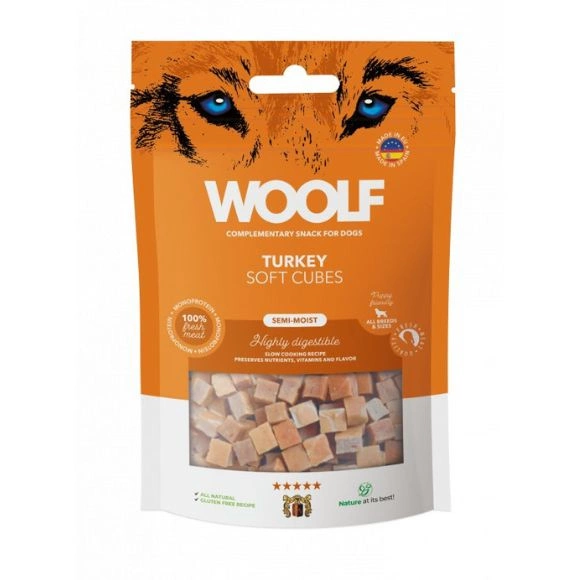 Woolf Soft Cubes indyk 100 g