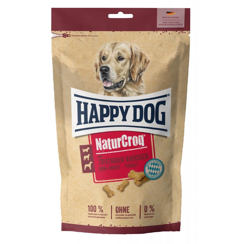 Happy Dog NaturCroq Mini Bones indyk małe rasy 5 kg