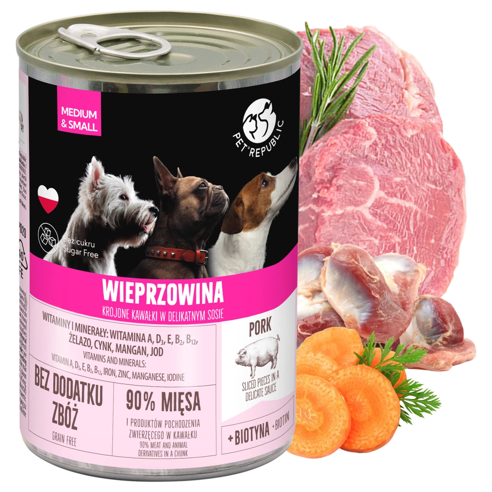 Pet Republic wieprzowina adult 400 g