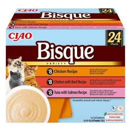 Inaba Ciao Bisque mix smaków w bulionie 40 g × 24