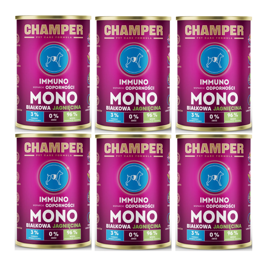 Champer Immuno jagnięcina 400 g × 6