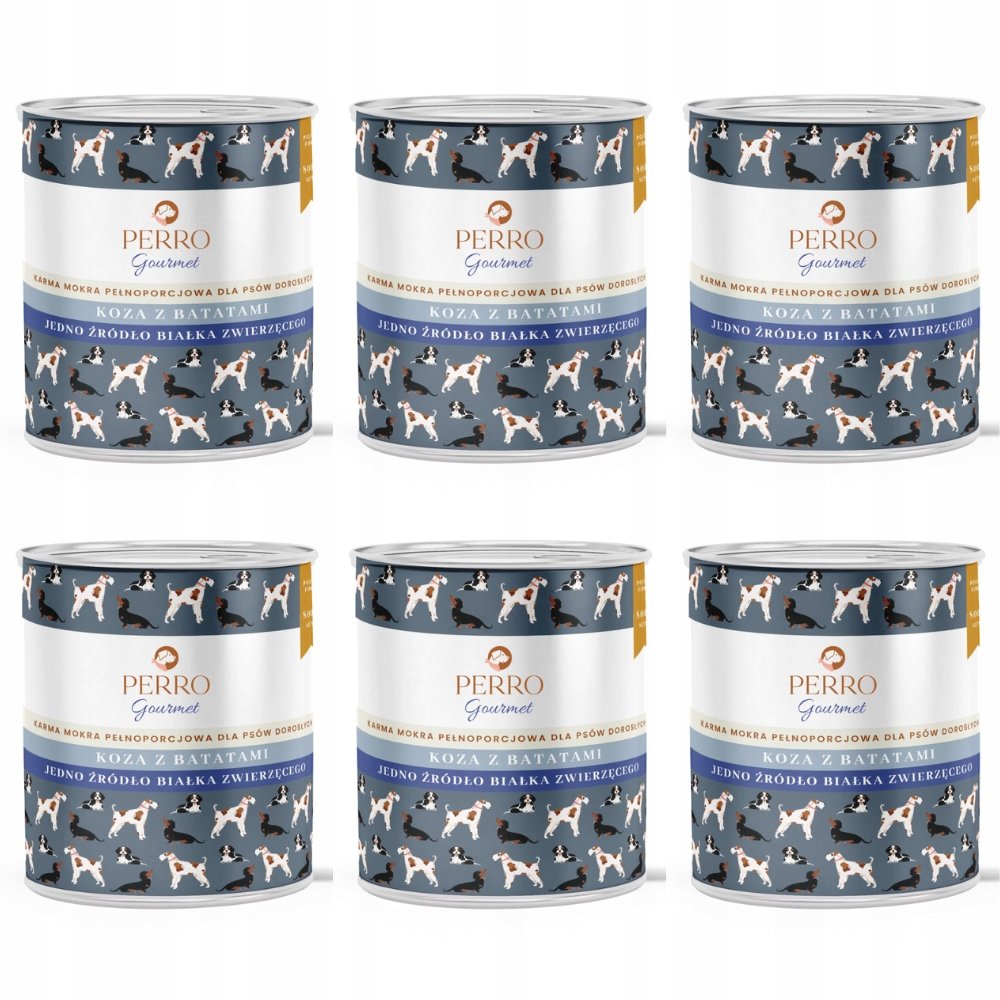 Perro Gourmet kozina z batatem adult 800 g × 6