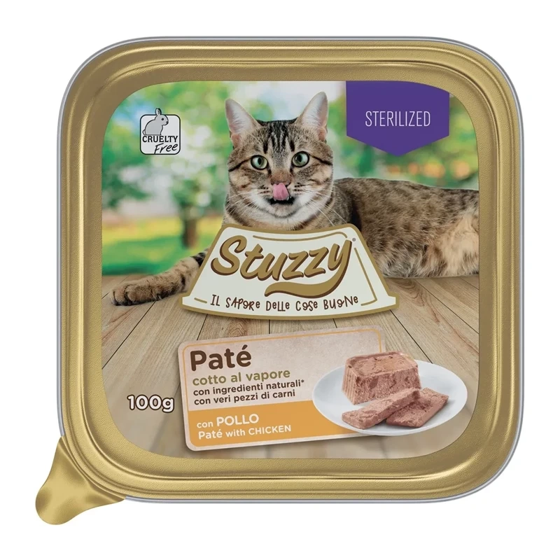 Stuzzy Sterilised kurczak pasztet adult 100 g