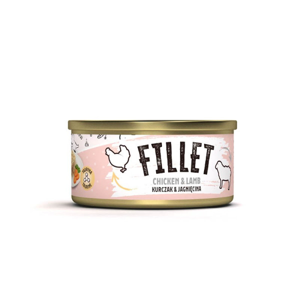 Mr. Bandit Fillet jagnięcina, kurczak w bulionie adult 80 g