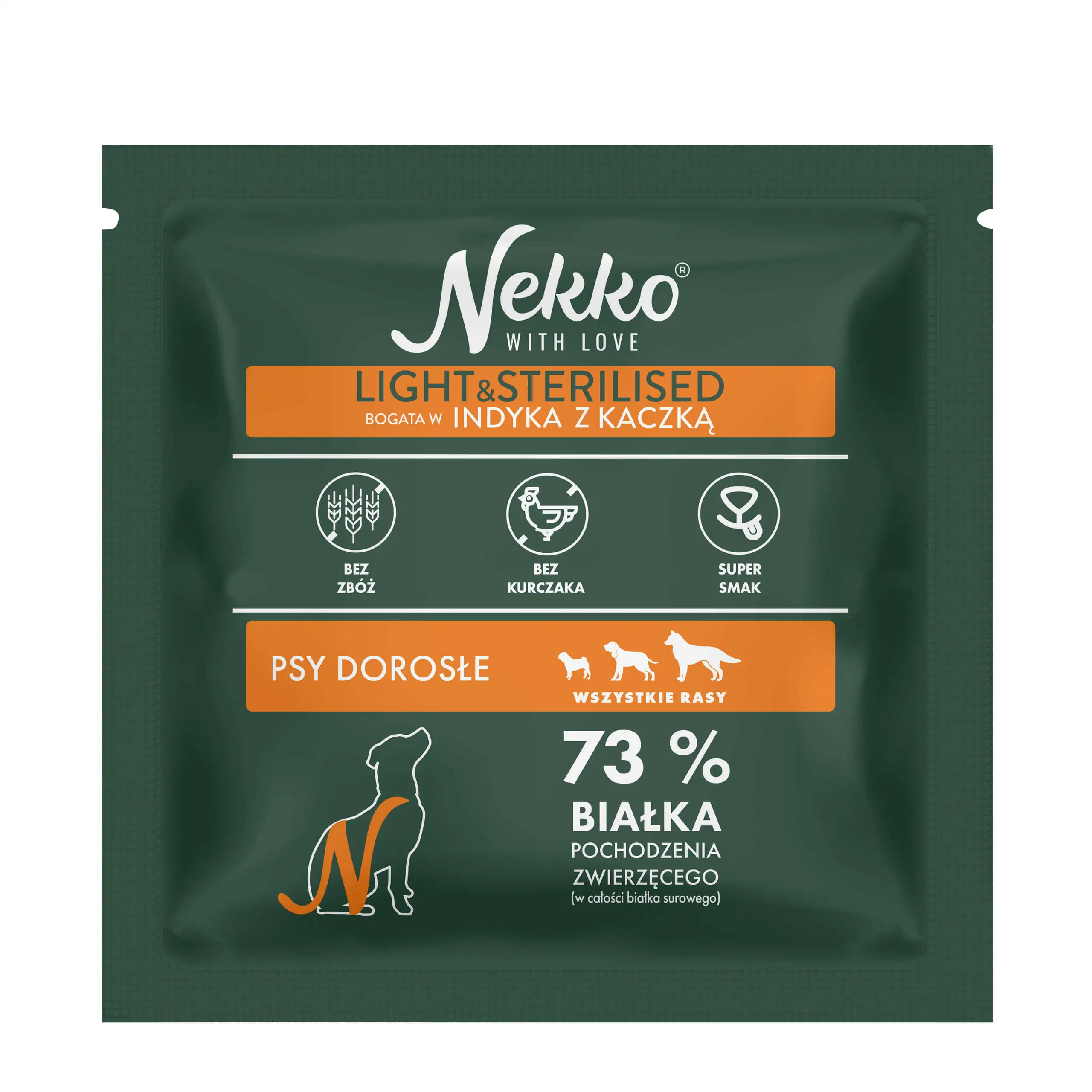 Nekko indyk, kaczka adult 70 g