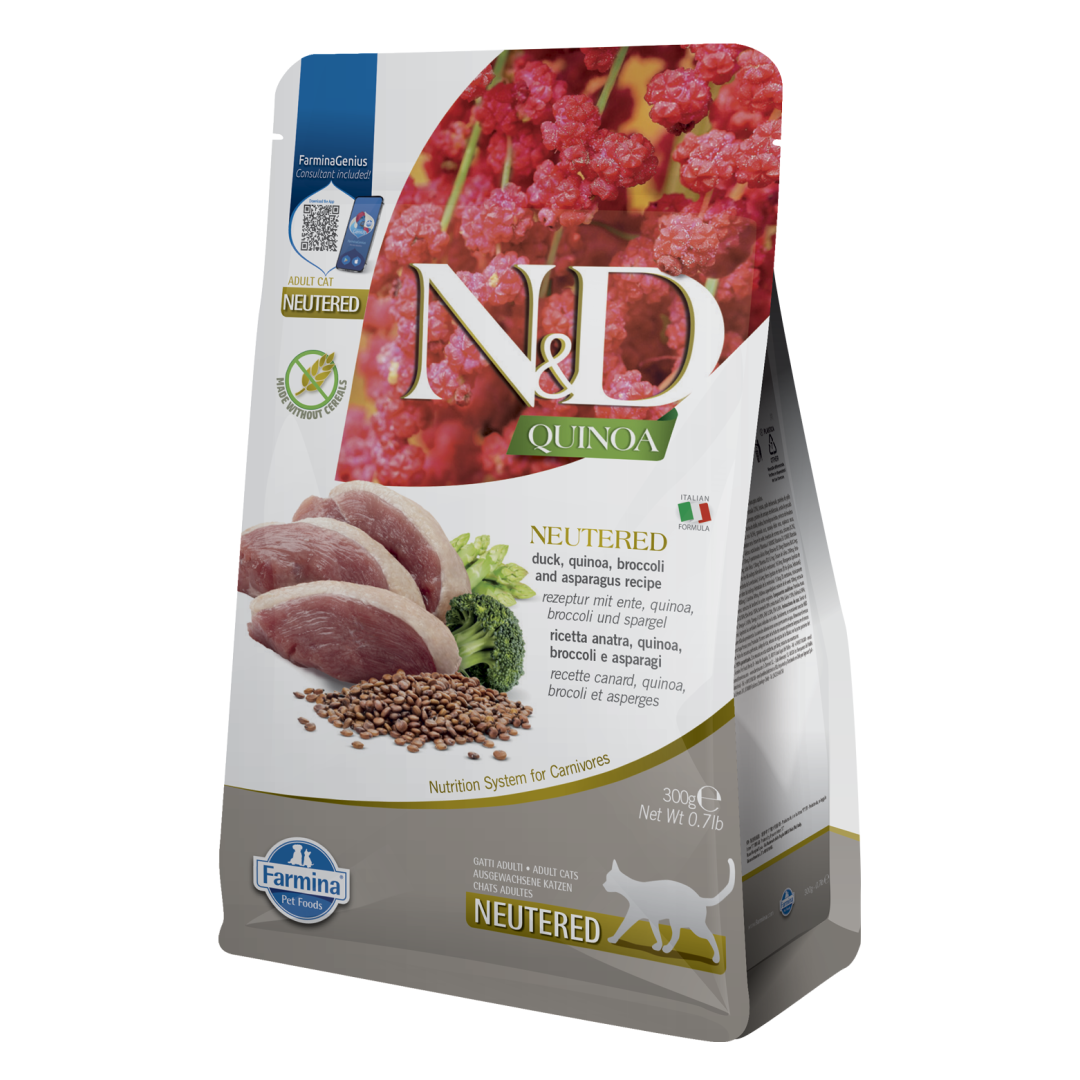 Farmina N&D Quinoa Sterilised kaczka z quinoa adult 300 g