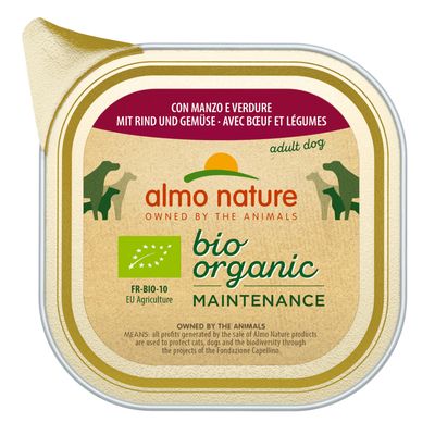 Almo Nature BioOrganic Maintenance wołowina adult 100 g × 6