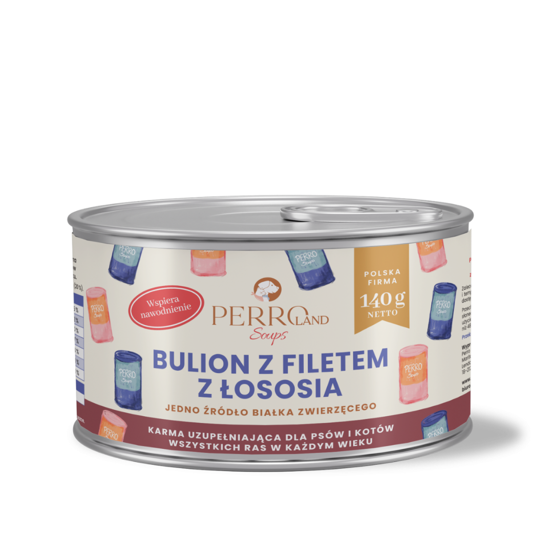 Perro PERROland Soups łosoś 140 g