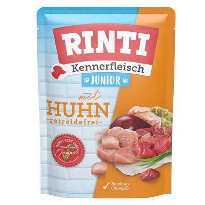 Rinti Kennerfleisch kurczak junior 400 g × 10