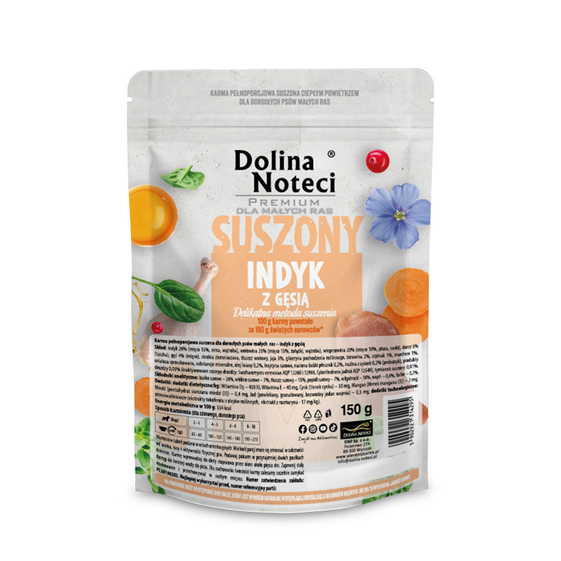 Dolina Noteci Premium gęś, indyk adult małe rasy 150 g