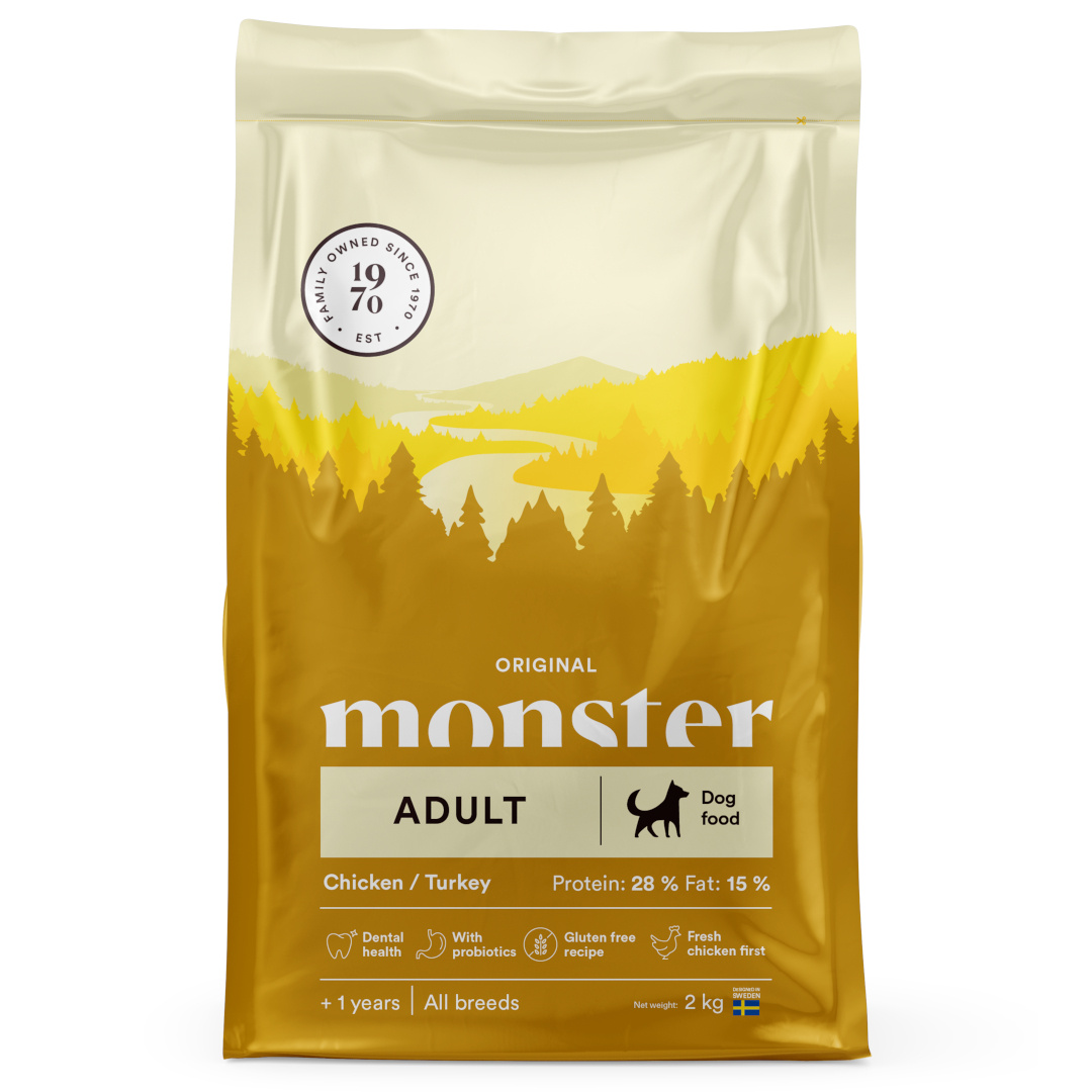 Monster Original indyk, kurczak adult 2 kg