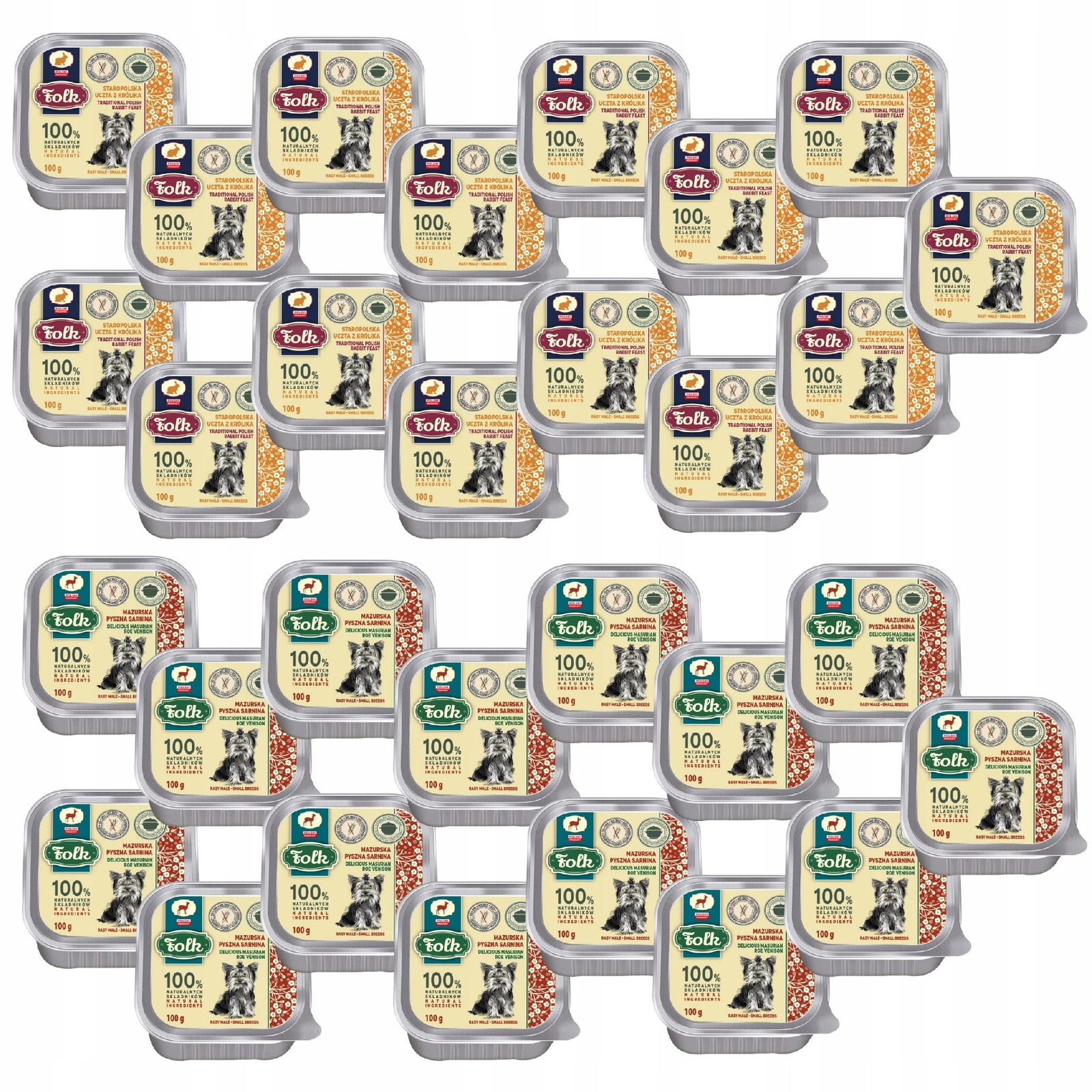 Folk All Meat mix smaków 100 g × 30