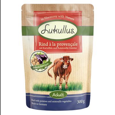 Lukullus Natural wołowina adult 300 g × 24